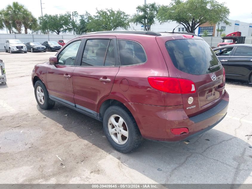 2008 Hyundai Santa Fe Gls VIN: 5NMSG13D48H178725 Lot: 39409645