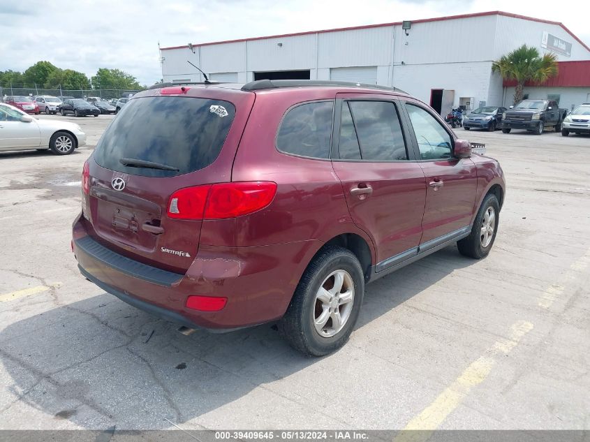 2008 Hyundai Santa Fe Gls VIN: 5NMSG13D48H178725 Lot: 39409645