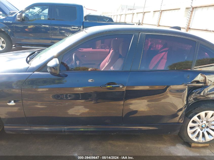 2009 BMW 328I VIN: WBAPH77549NM27390 Lot: 39409647