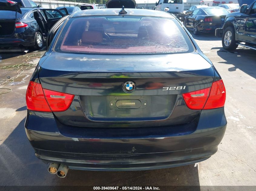 2009 BMW 328I VIN: WBAPH77549NM27390 Lot: 39409647