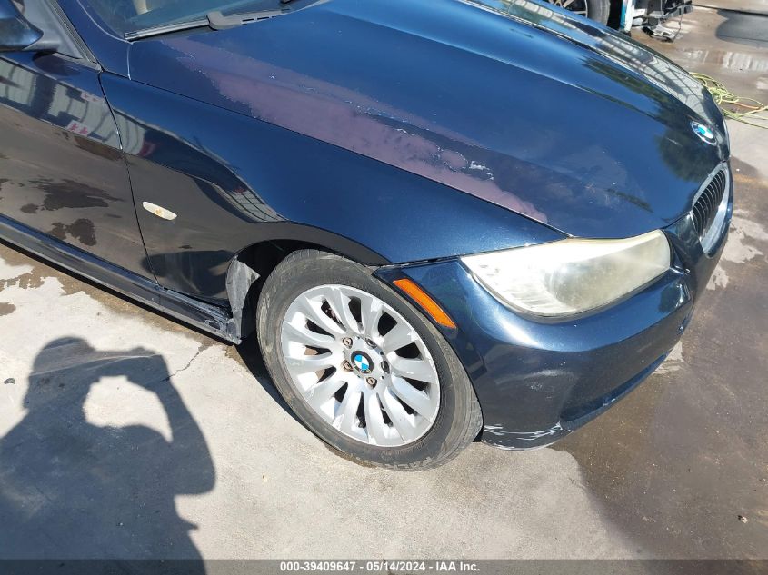 2009 BMW 328I VIN: WBAPH77549NM27390 Lot: 39409647