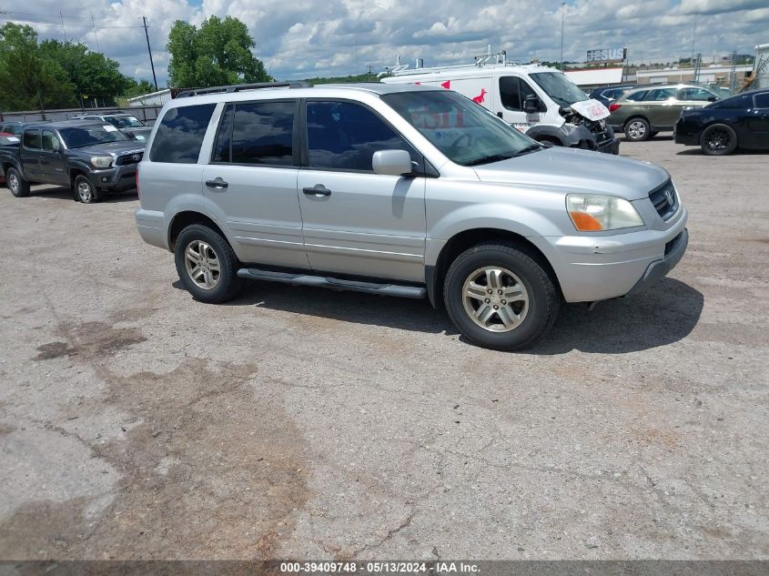 2003 Honda Pilot Ex-L VIN: 2HKYF18683H570254 Lot: 39409748