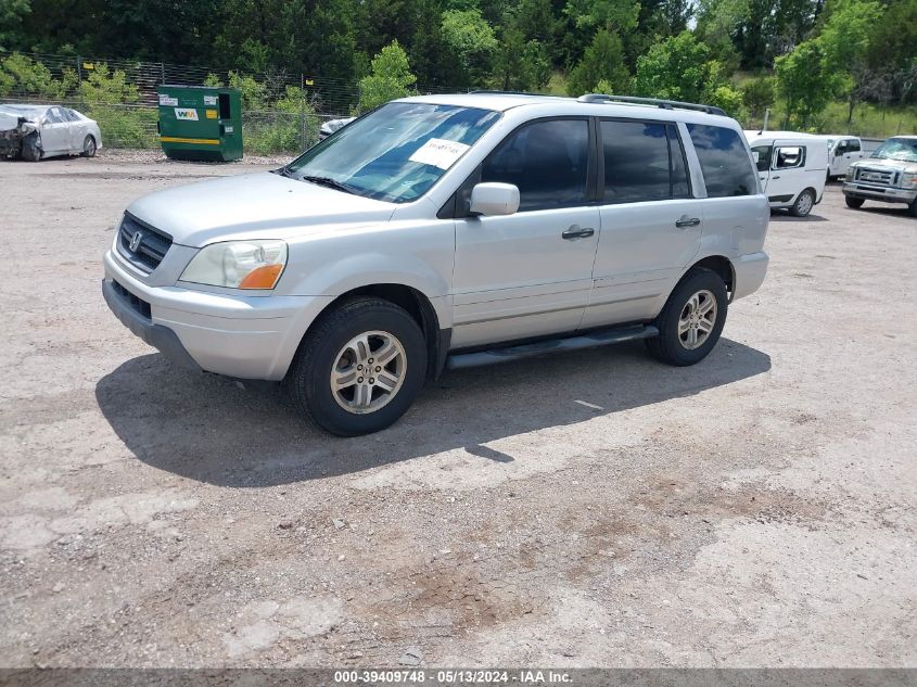 2003 Honda Pilot Ex-L VIN: 2HKYF18683H570254 Lot: 39409748