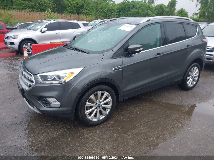 2017 Ford Escape Titanium VIN: 1FMCU0JD3HUC71556 Lot: 39409750