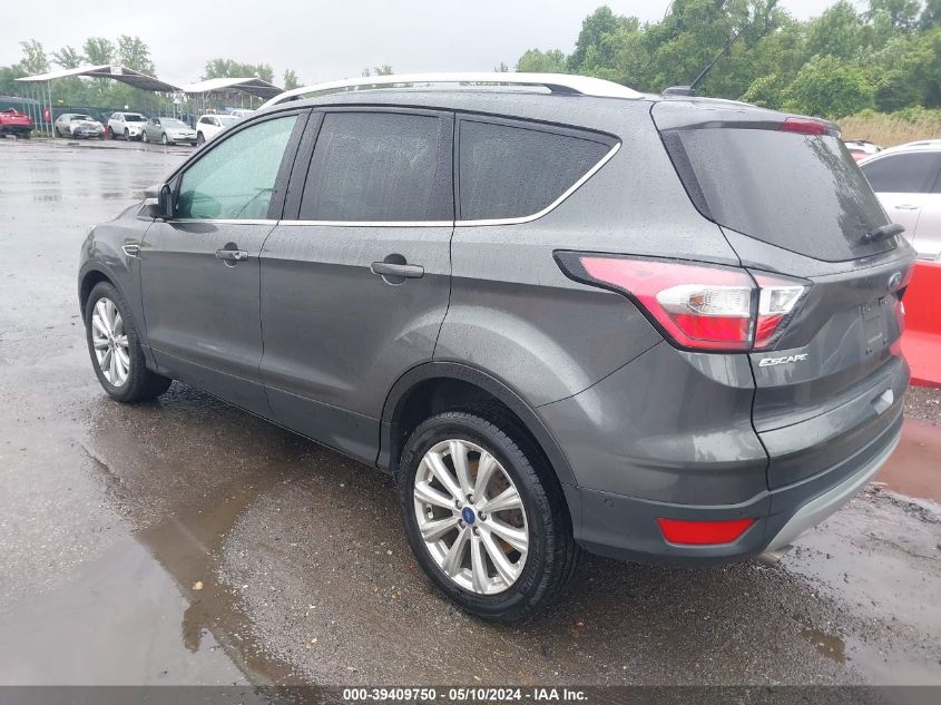 2017 Ford Escape Titanium VIN: 1FMCU0JD3HUC71556 Lot: 39409750