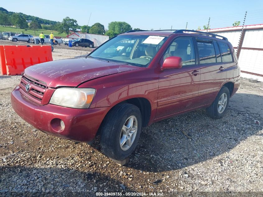 2004 Toyota Highlander VIN: JTEGD21A740094689 Lot: 39409755