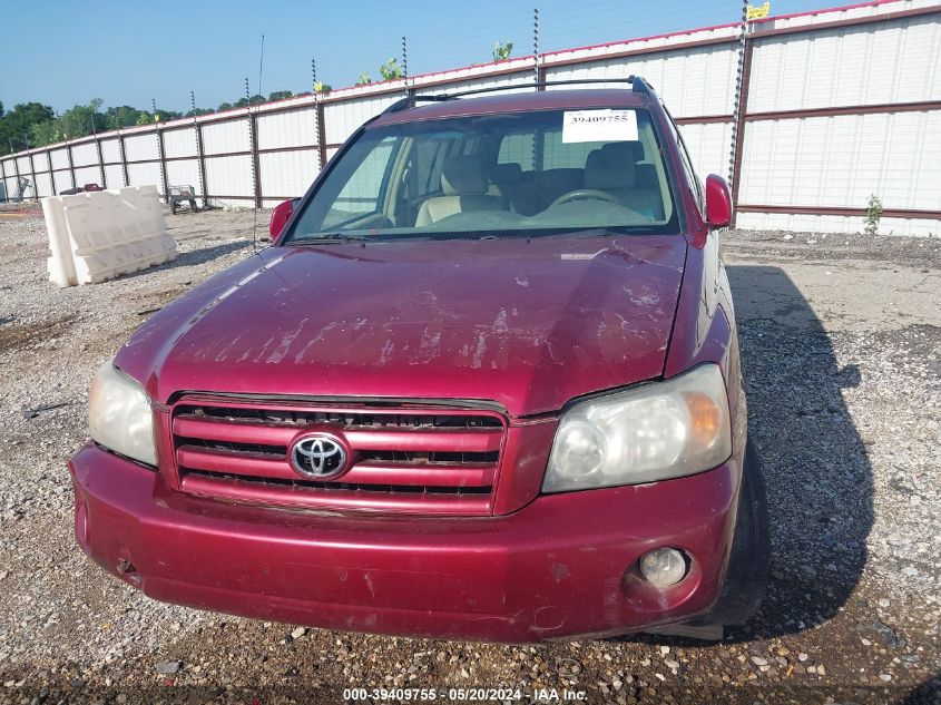 2004 Toyota Highlander VIN: JTEGD21A740094689 Lot: 39409755