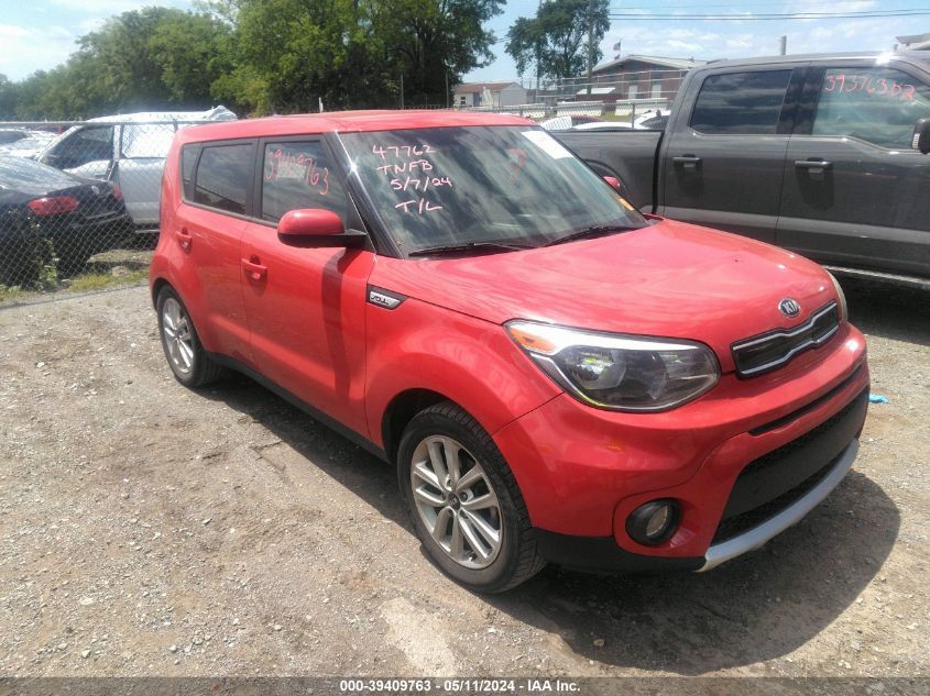 2018 Kia Soul + VIN: KNDJP3A57J7610661 Lot: 39409763