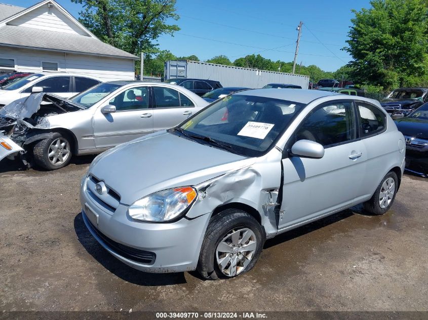 2010 Hyundai Accent Gs VIN: KMHCM3AC2AU160463 Lot: 39409770