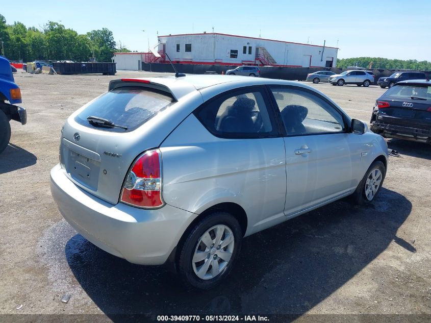 2010 Hyundai Accent Gs VIN: KMHCM3AC2AU160463 Lot: 39409770