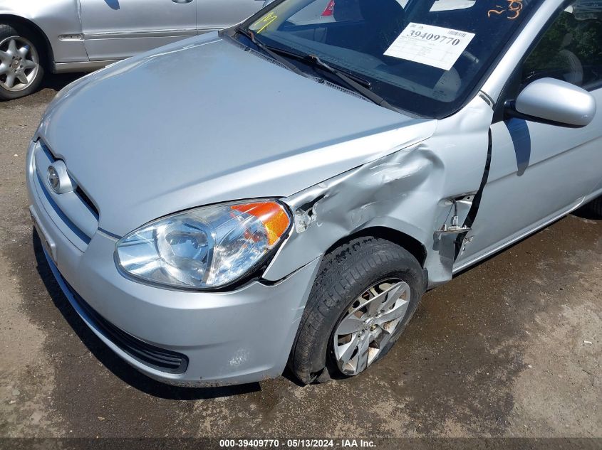 2010 Hyundai Accent Gs VIN: KMHCM3AC2AU160463 Lot: 39409770