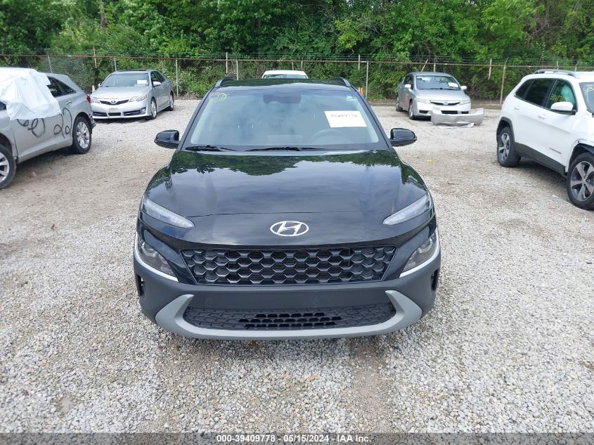 2022 Hyundai Kona Sel VIN: KM8K62AB5NU876612 Lot: 39409778