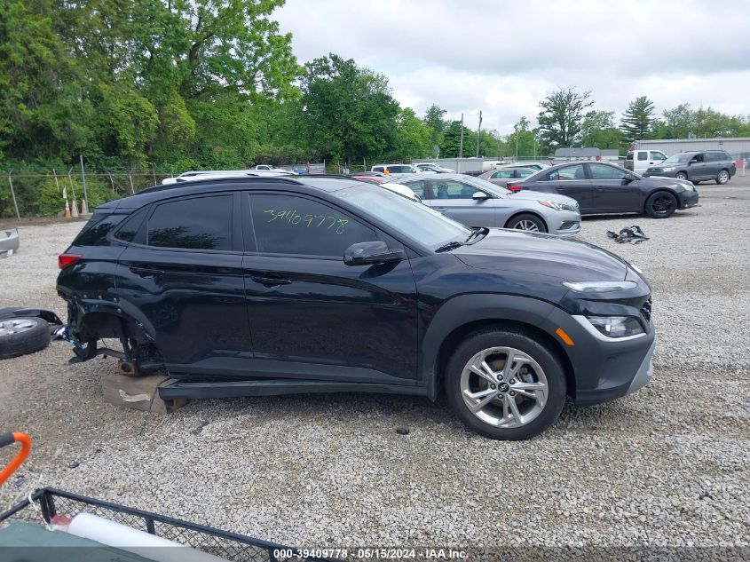 2022 Hyundai Kona Sel VIN: KM8K62AB5NU876612 Lot: 39409778