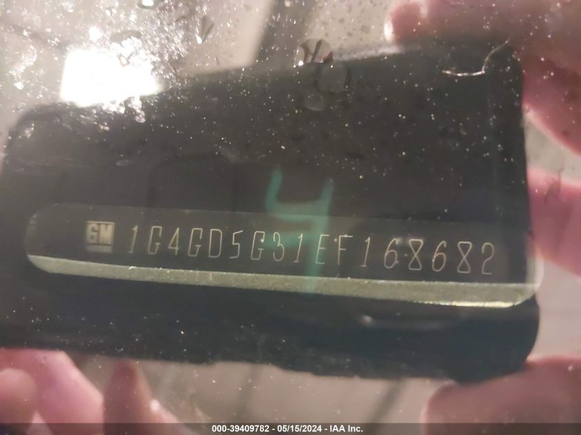 2014 Buick Lacrosse Premium I Group VIN: 1G4GD5G31EF168682 Lot: 39409782