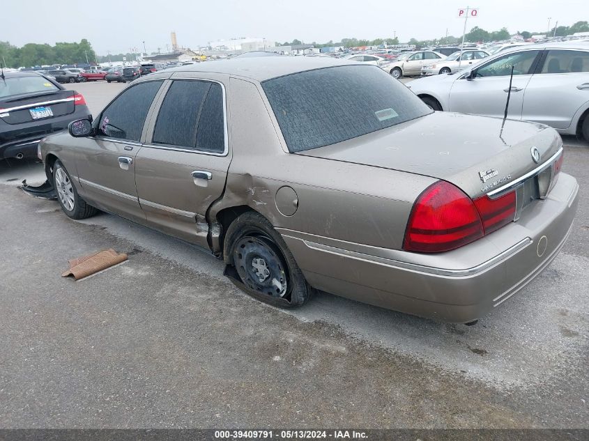 2005 Mercury Grand Marquis Gs VIN: 2MEFM74W05X651464 Lot: 39409791