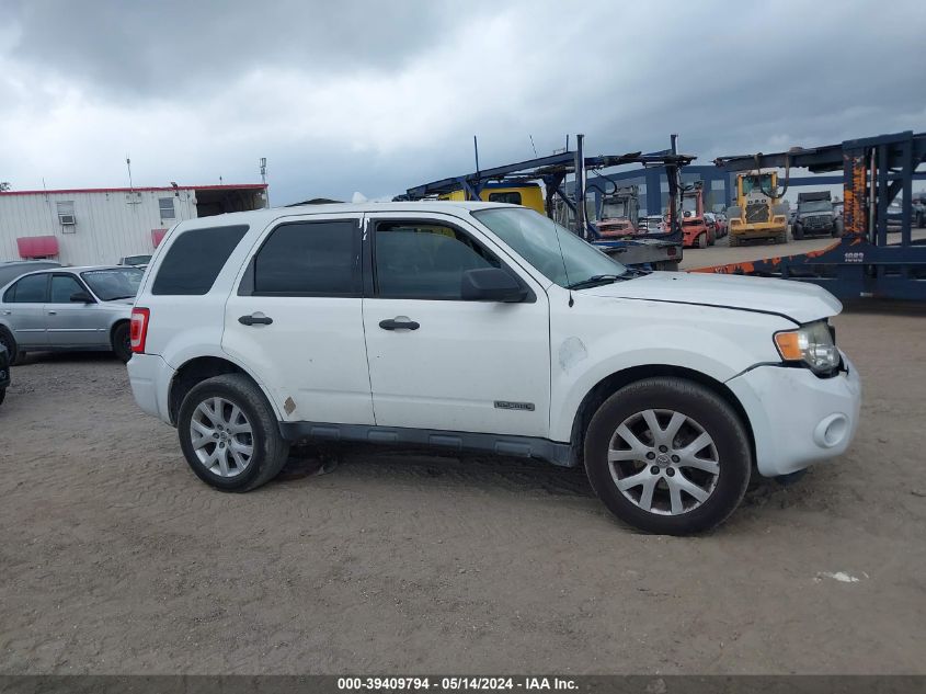 2008 Ford Escape Xls/Xls Manual VIN: 1FMCU02ZX8KA29630 Lot: 39409794