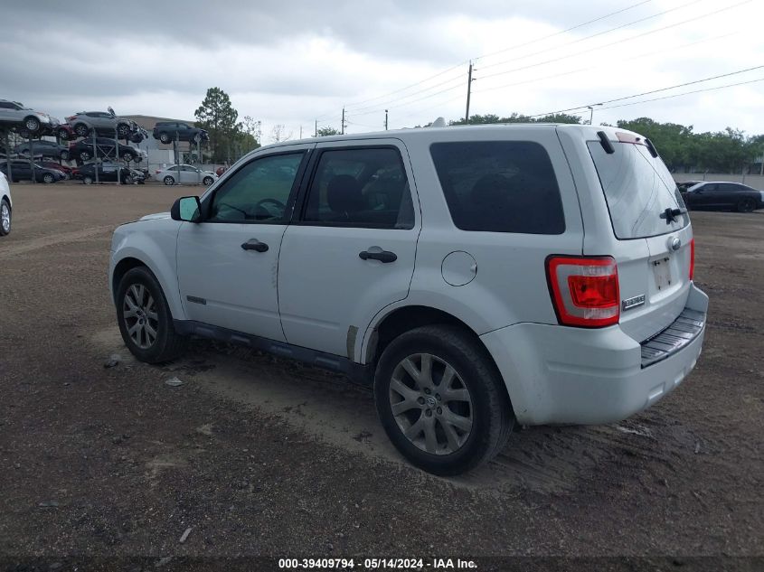 2008 Ford Escape Xls/Xls Manual VIN: 1FMCU02ZX8KA29630 Lot: 39409794