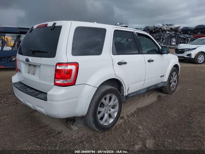 2008 Ford Escape Xls/Xls Manual VIN: 1FMCU02ZX8KA29630 Lot: 39409794