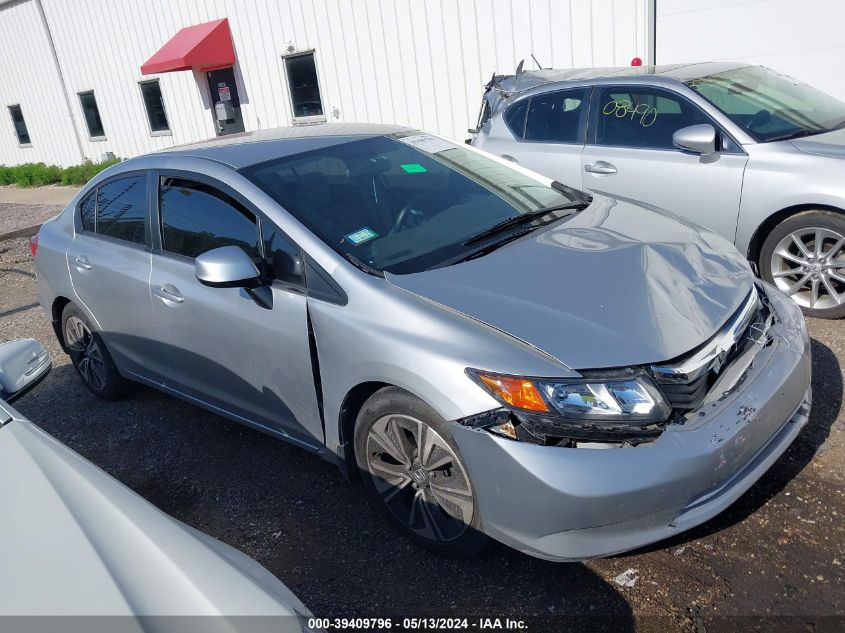 2012 Honda Civic Lx VIN: 19XFB2F57CE081853 Lot: 39409796