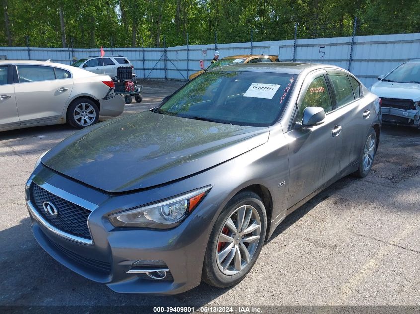 2016 Infiniti Q50 3.0T Premium VIN: JN1EV7AR9GM346650 Lot: 39409801