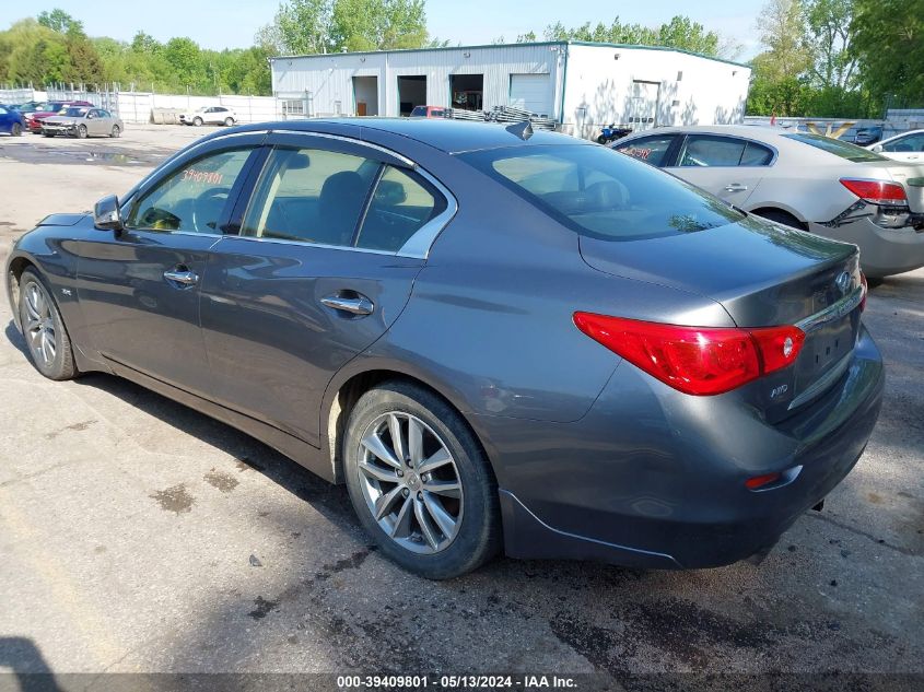 2016 Infiniti Q50 3.0T Premium VIN: JN1EV7AR9GM346650 Lot: 39409801