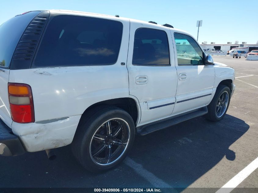 2001 Chevrolet Tahoe Lt VIN: 1GNEC13T81R166490 Lot: 39409806