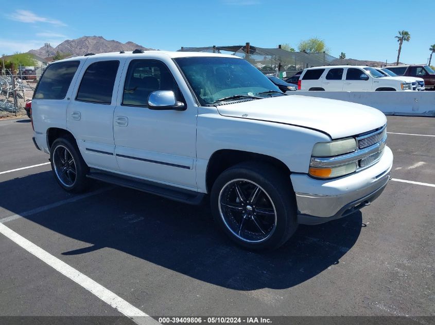 2001 Chevrolet Tahoe Lt VIN: 1GNEC13T81R166490 Lot: 39409806