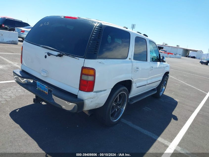 2001 Chevrolet Tahoe Lt VIN: 1GNEC13T81R166490 Lot: 39409806