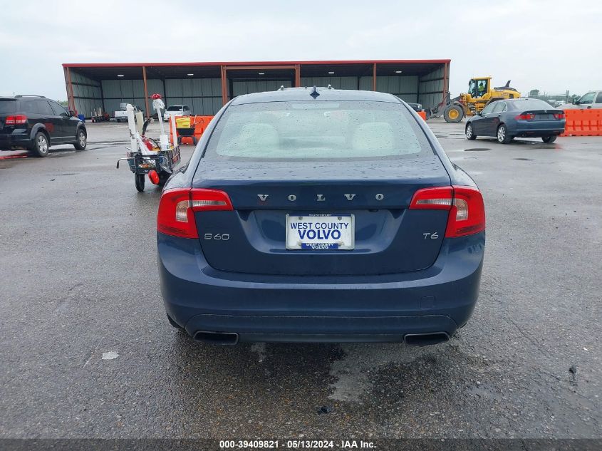 2015 Volvo S60 T6 Platinum VIN: YV149MFM6F2350412 Lot: 39409821