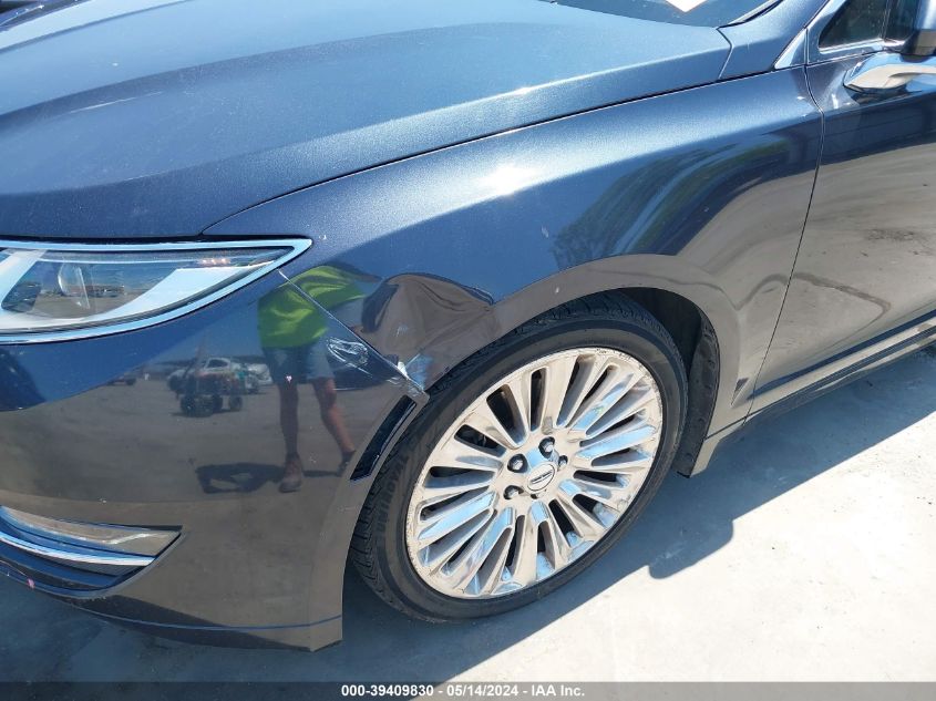 2014 Lincoln Mkz VIN: 3LN6L2GK9ER835263 Lot: 39409830