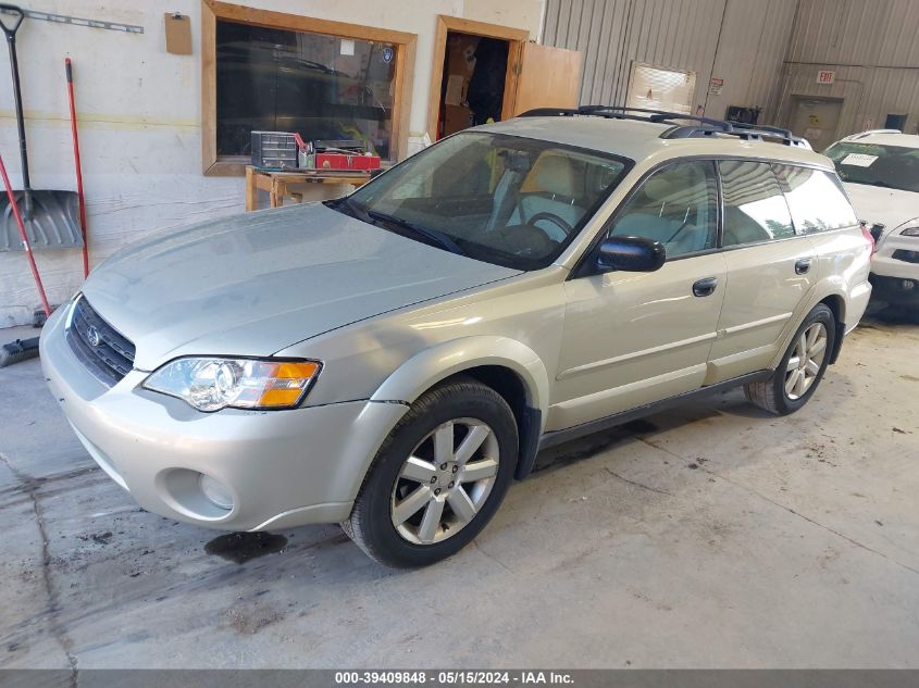 2006 Subaru Outback 2.5I VIN: 4S4BP61C167334954 Lot: 39409848