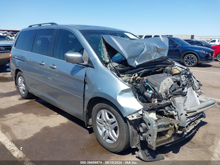 2007 Honda Odyssey Ex-L VIN: 5FNRL38647B098955 Lot: 39409874