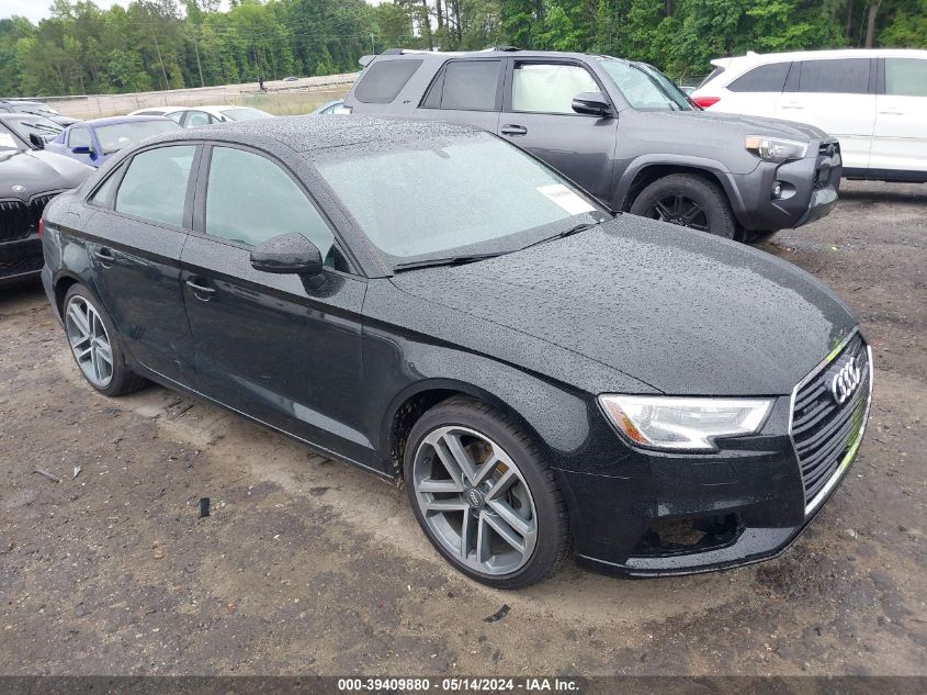 2018 Audi A3 2.0T Premium/2.0T Tech Premium VIN: WAUB8GFFXJ1083483 Lot: 39409880