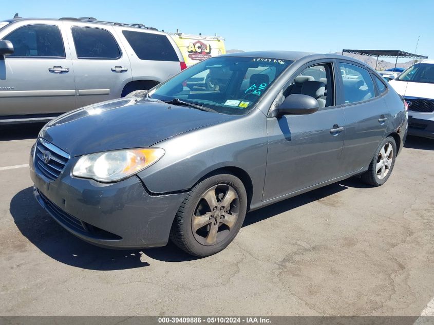 2007 Hyundai Elantra Gls/Limited/Se VIN: KMHDU46D57U112881 Lot: 39409886