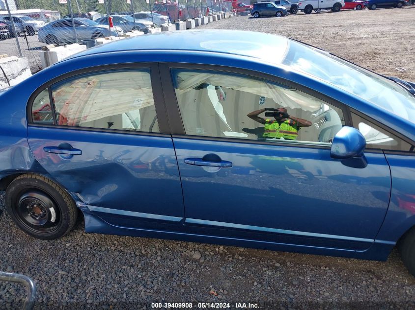 2009 Honda Civic Lx VIN: 19XFA16539E006377 Lot: 39409908