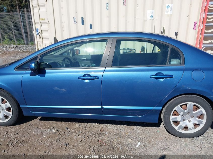 2009 Honda Civic Lx VIN: 19XFA16539E006377 Lot: 39409908