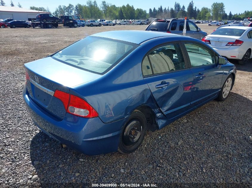 2009 Honda Civic Lx VIN: 19XFA16539E006377 Lot: 39409908