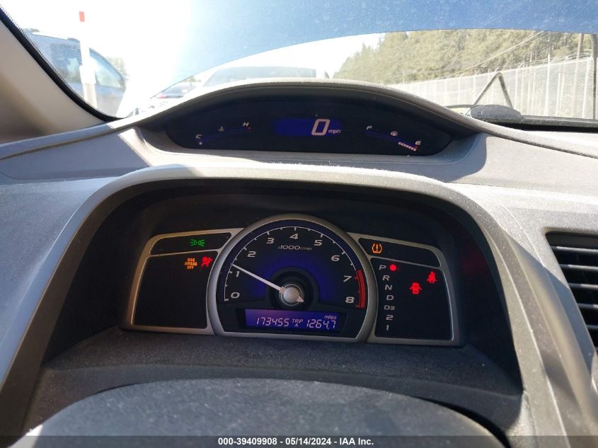 2009 Honda Civic Lx VIN: 19XFA16539E006377 Lot: 39409908