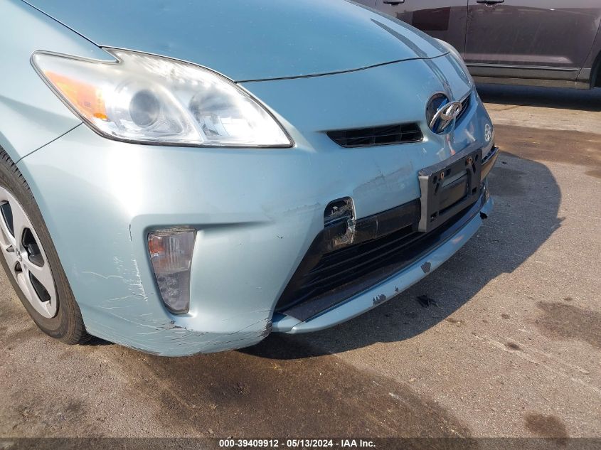 2013 Toyota Prius Two VIN: JTDKN3DU5D5604354 Lot: 39409912