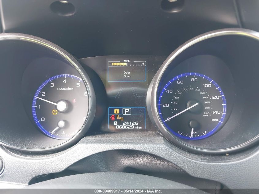 VIN 4S4BSAFC7J3291828 2018 SUBARU OUTBACK 2.5I PREMIUM