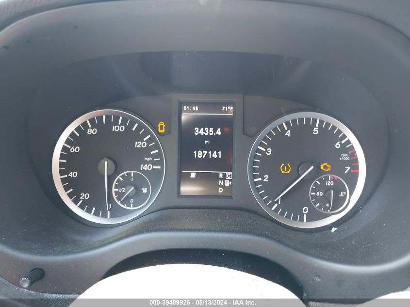 2016 Mercedes-Benz Metris VIN: WD4PG2EE8G3062092 Lot: 39409926