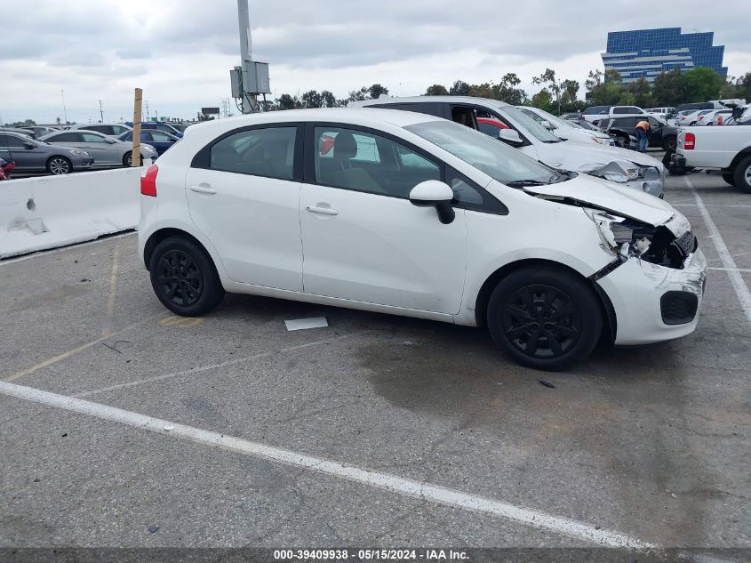 2013 Kia Rio Lx VIN: KNADM5A33D6229445 Lot: 39409938