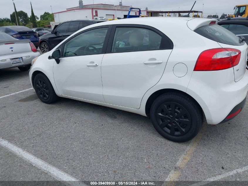 2013 Kia Rio Lx VIN: KNADM5A33D6229445 Lot: 39409938