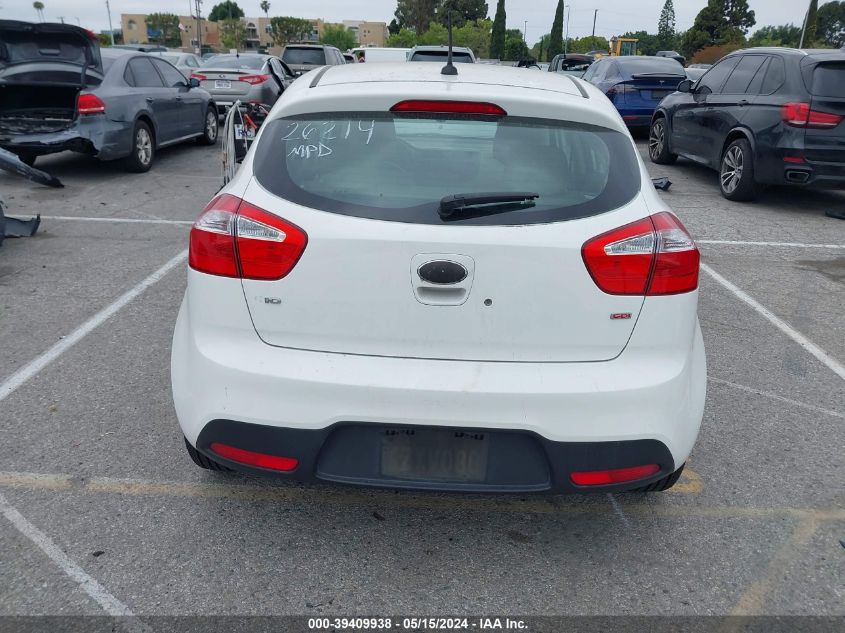 2013 Kia Rio Lx VIN: KNADM5A33D6229445 Lot: 39409938