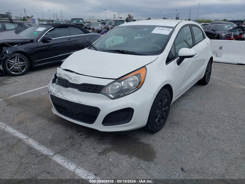 2013 Kia Rio Lx VIN: KNADM5A33D6229445 Lot: 39409938