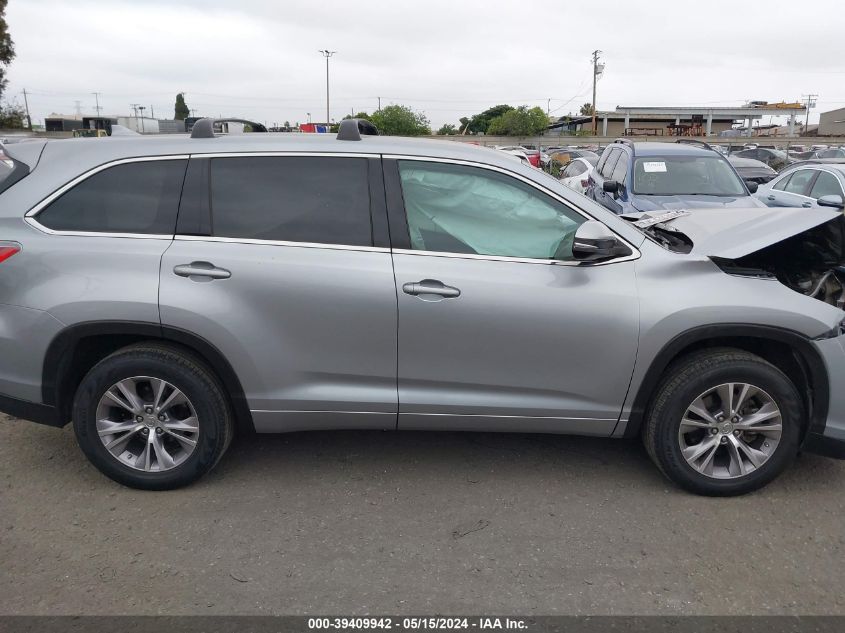 2015 Toyota Highlander Le Plus V6 VIN: 5TDZKRFH7FS110665 Lot: 39409942