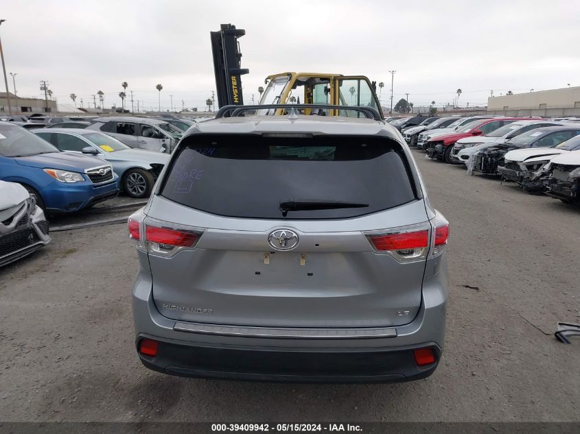 2015 Toyota Highlander Le Plus V6 VIN: 5TDZKRFH7FS110665 Lot: 39409942
