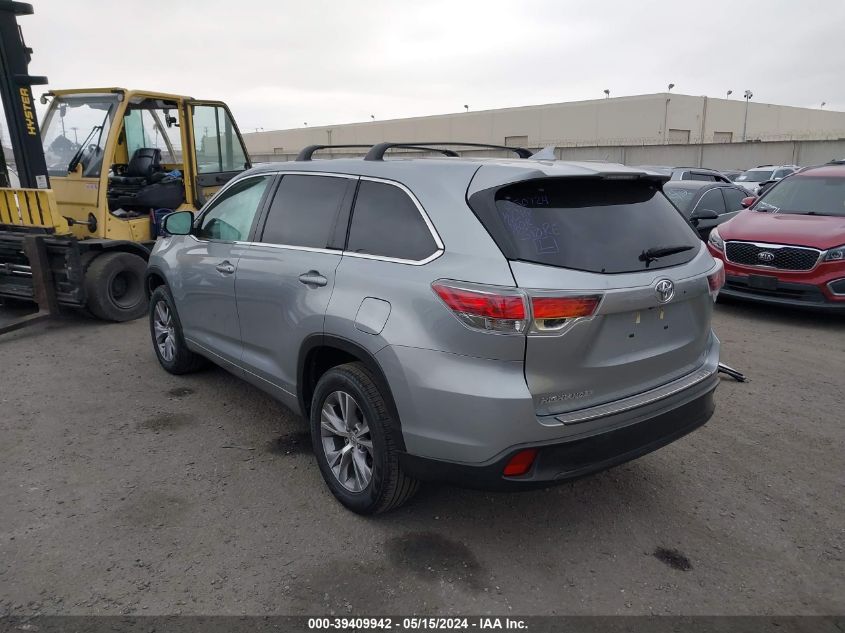 2015 TOYOTA HIGHLANDER LE/LE PLUS - 5TDZKRFH7FS110665