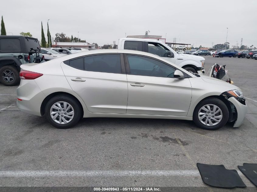 2017 Hyundai Elantra Se VIN: KMHD74LF7HU303247 Lot: 39409943