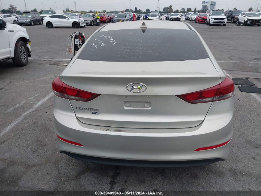 2017 Hyundai Elantra Se VIN: KMHD74LF7HU303247 Lot: 39409943